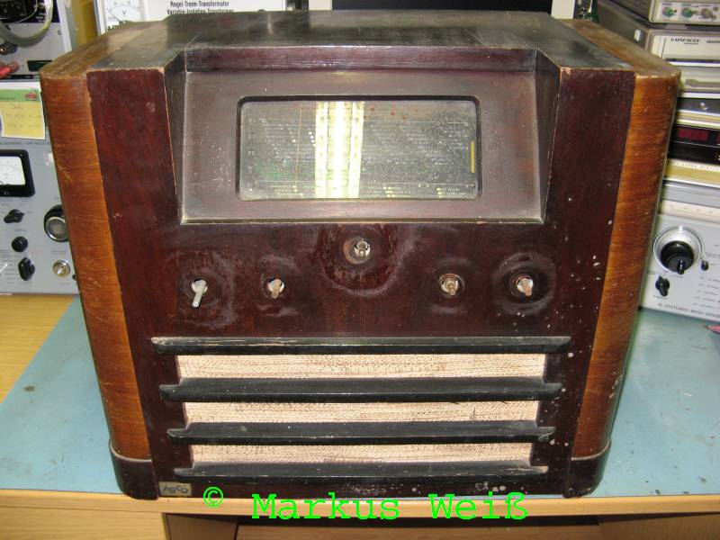 Röhrenradio 50er Jahre Funktioniert gut Statischer Hochton-Lautsprecher 606 
