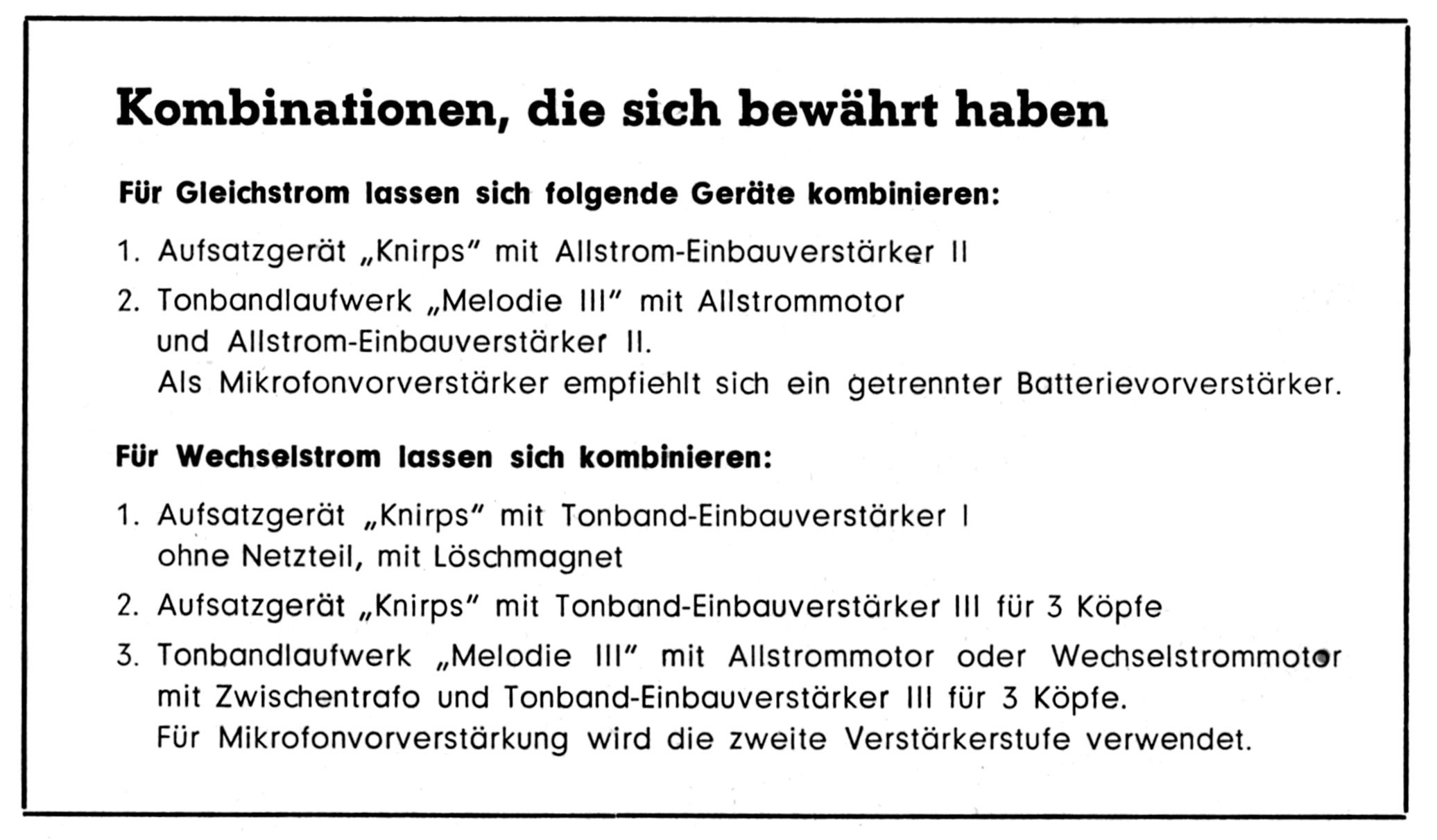 Einbauverstärker